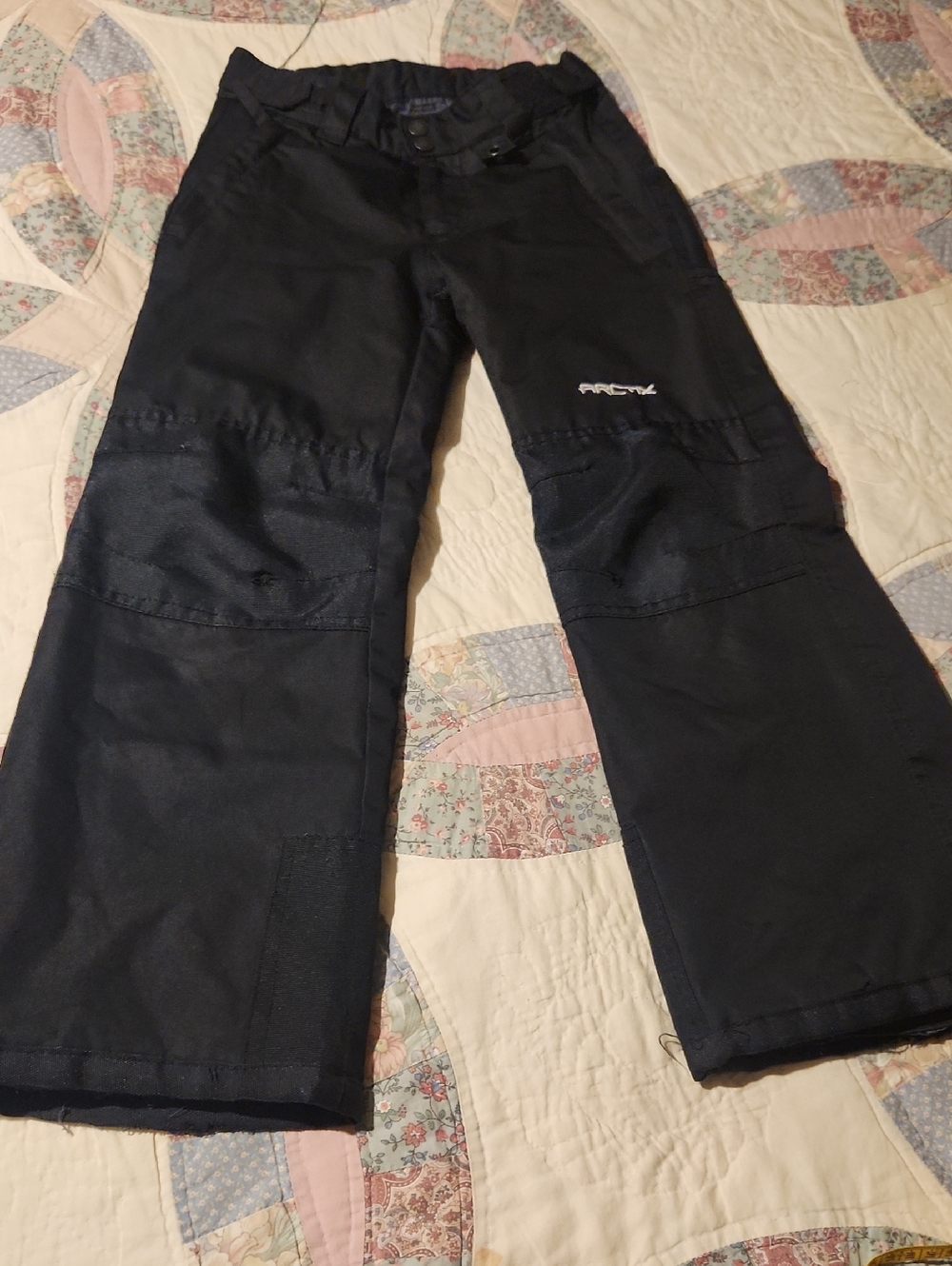 Arctix Black Winter Pants with White Logo